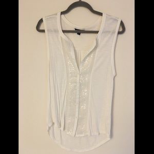 Dressy Sequined Tank Top